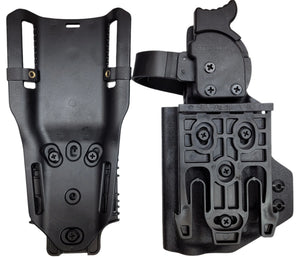 OWB Retention Holster & Double Magazine Carrier (Duty Configuration)