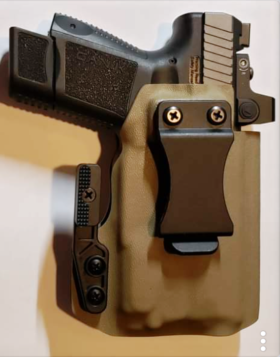 IWB Kydex Holster For Canik TP9SF Elite With Olight Baldr Mini (Left-Hand Draw)